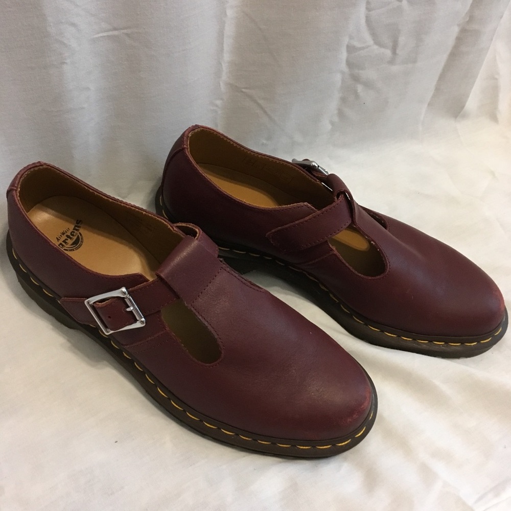 Cherry Red Mary Jane “Polley” Dr. Martens